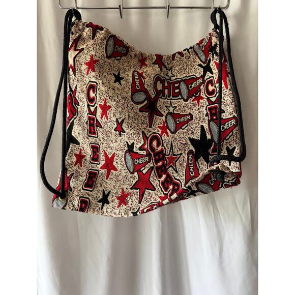Handmade Cheer Drawstring Backpack – 15" x 17" - Picture 5 of 7